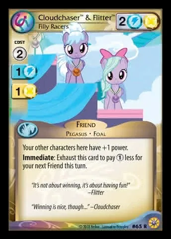 Cloudchaser & Flitter *Filly Racers*