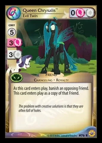 Queen Chrysalis *Evil Twin*