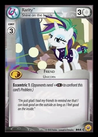 Rarity *Shine on the Inside*