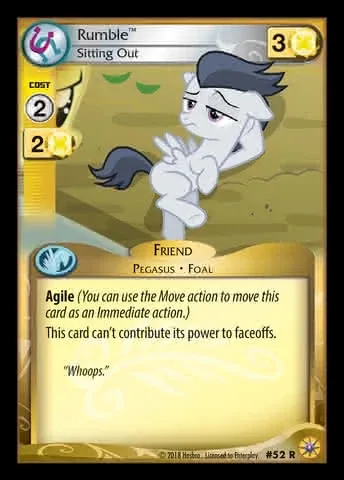 Rumble *Sitting Out*