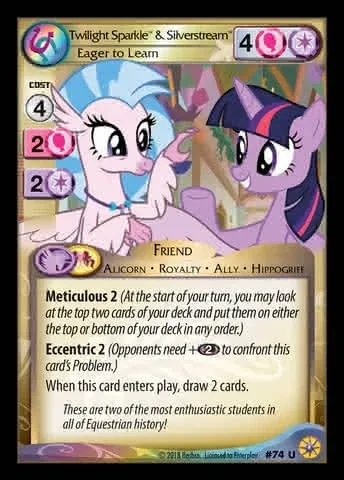 Twilight Sparkle & Silverstream *Eager to Learn*