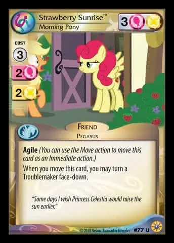 Strawberry Sunrise *Morning Pony*