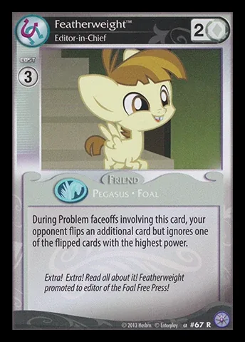 Featherweight *Editor-in-Chief*