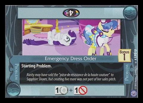 Emergency Dress Order
