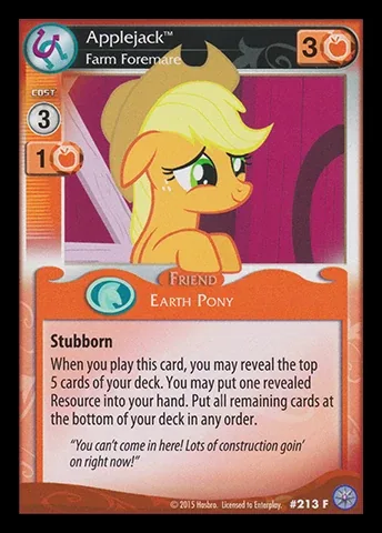 Applejack *Farm Foremare*