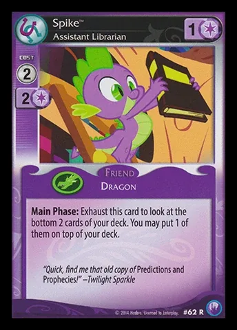 Spike *Assistant Librarian*