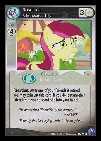 Roseluck *Fainthearted Filly*