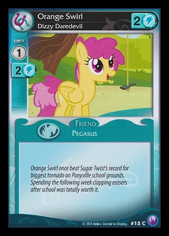 Orange Swirl *Dizzy Daredevil*