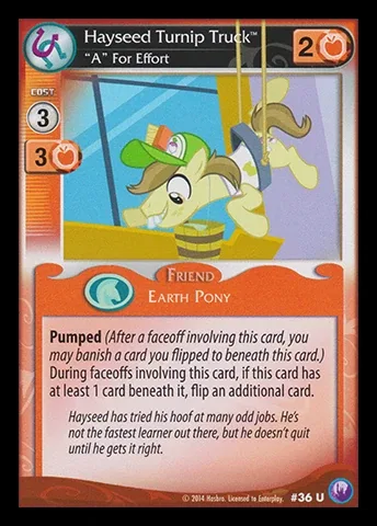 Hayseed Turnip Truck *""A"" For Effort*