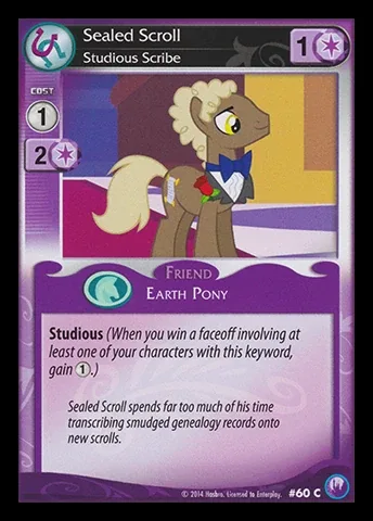 Sealed Scroll *Studious Scribe*