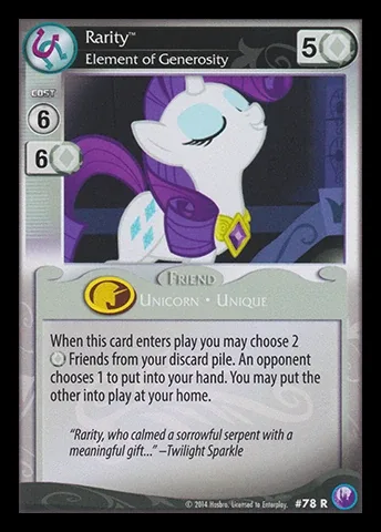 Rarity *Element of Generosity*
