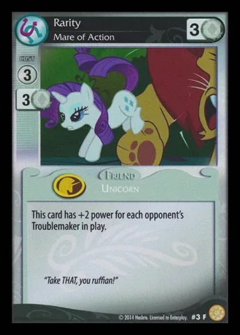 Rarity *Mare of Action*