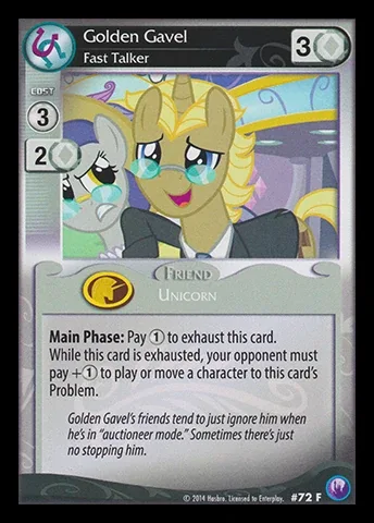 Golden Gavel *Fast Talker*