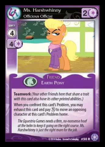 Ms. Harshwhinny *Officious Official*
