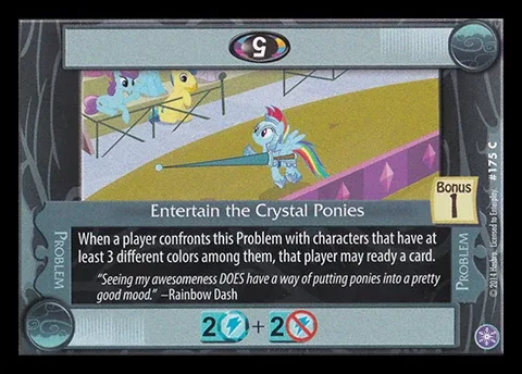 Entertain the Crystal Ponies