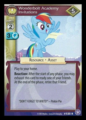 Wonderbolt Academy Invitations