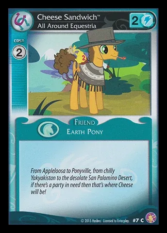 Cheese Sandwich *All Around Equestria*
