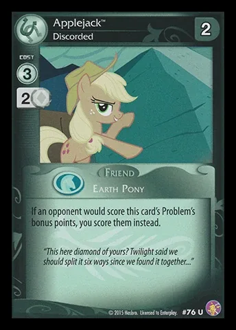 Applejack *Discorded*