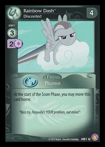 Rainbow Dash *Discorded*