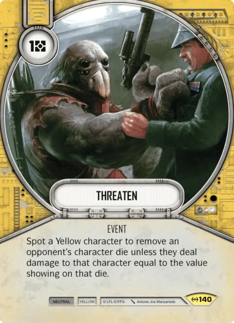 Threaten