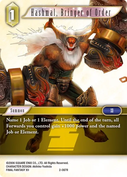 Hashmal, Bringer of Order (2-087)