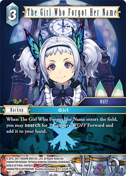 The Girl Who Forgot Her Name (21-033)