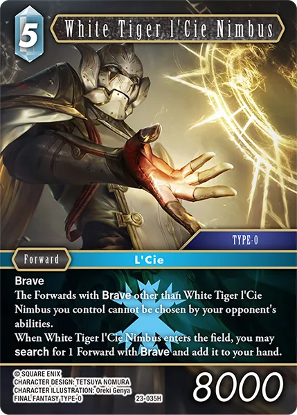 White Tiger l'Cie Nimbus (23-035)