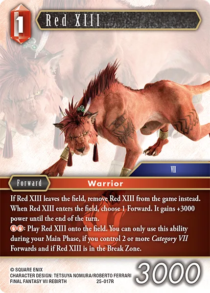 Red XIII (25-017)