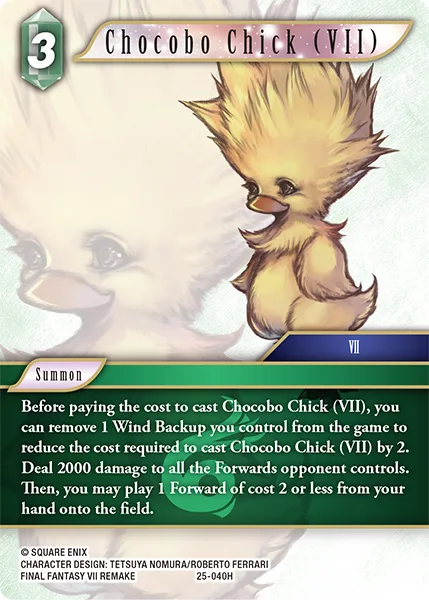 Chocobo Chick (VII) (25-040)