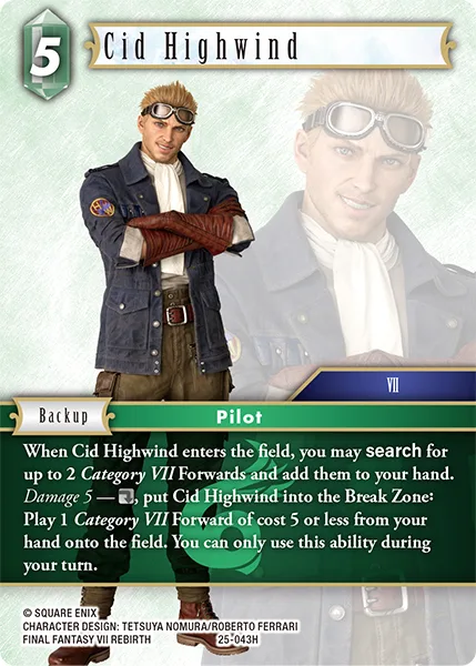 Cid Highwind (25-043)