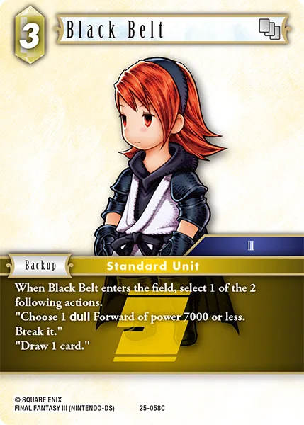 Black Belt (25-058)