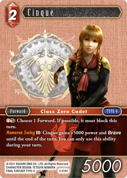 Cinque (3-014)