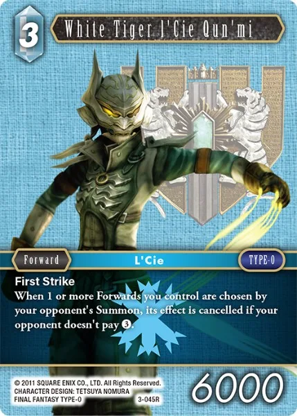 White Tiger l'Cie Qun'mi (3-045)