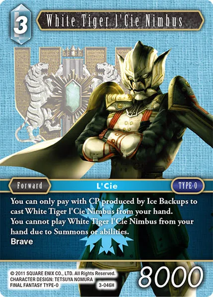 White Tiger l'Cie Nimbus (3-046)