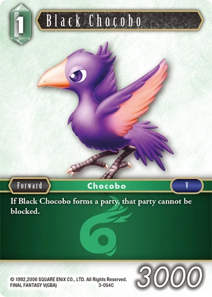 Black Chocobo (3-054)