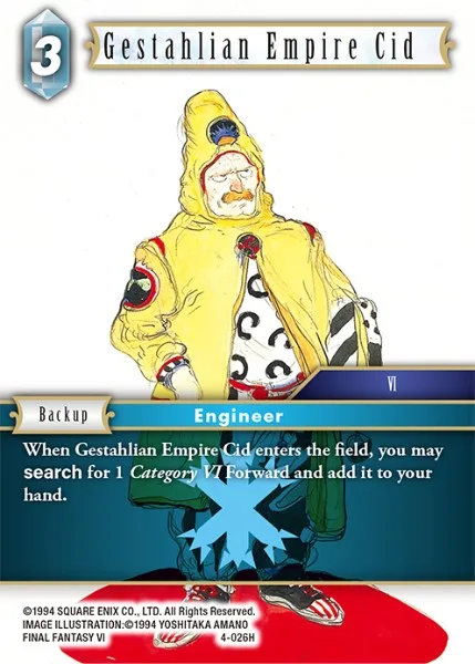 Gestahlian Empire Cid (4-026)