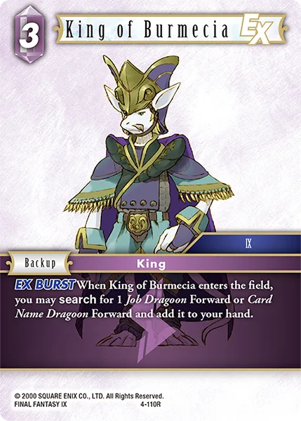 King of Burmecia (4-110)