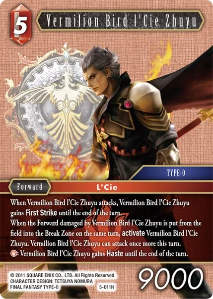 Vermilion Bird l'Cie Zhuyu (5-011)