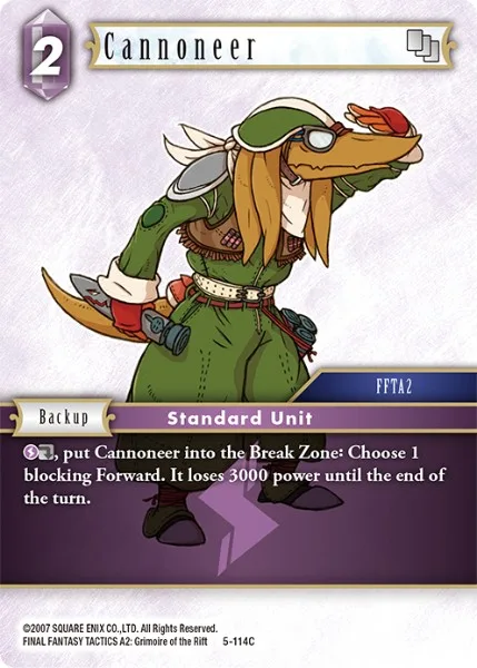 Cannoneer (5-114)