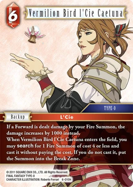 Vermilion Bird l'Cie Caetuna (6-010)
