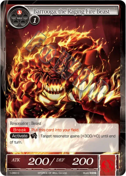 Barrooga, the Raging Fire Beast