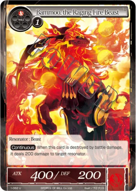 Bammoo, the Raging Fire Beast