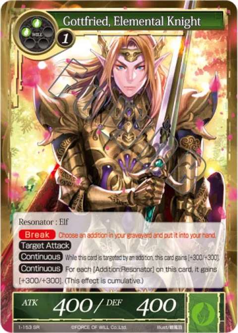 Gottfried, Elemental Knight