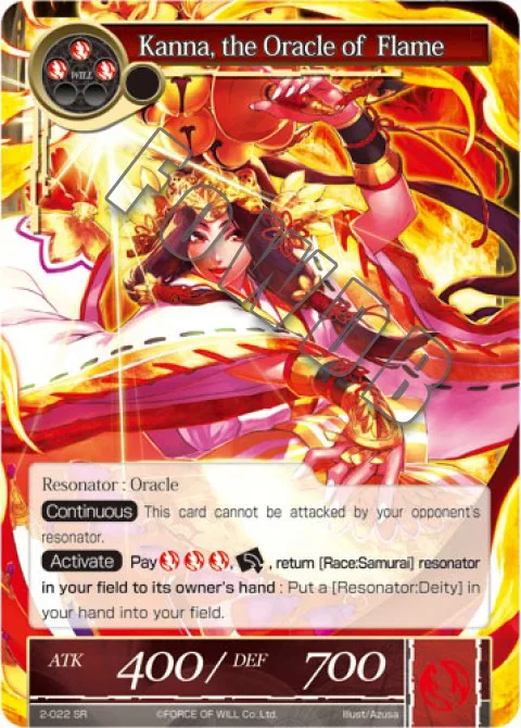 Kanna, the Oracle of Flames