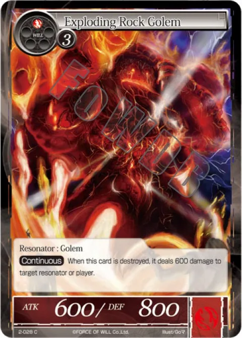 Exploding Rock Golem