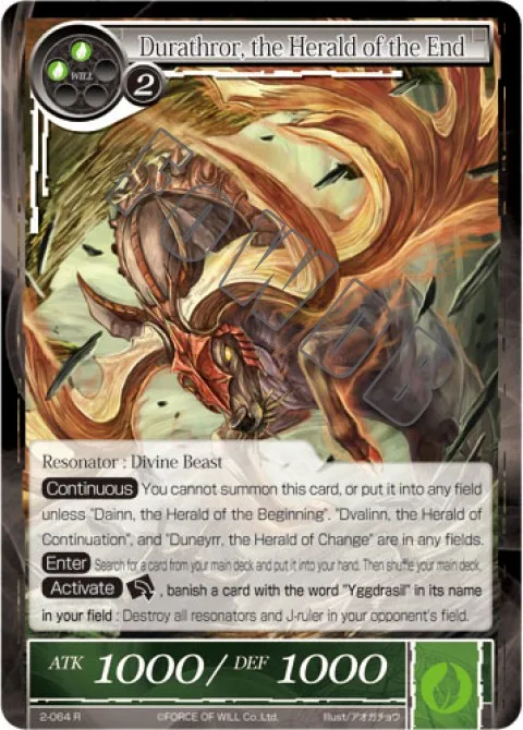 Durathror, the Herald of the End