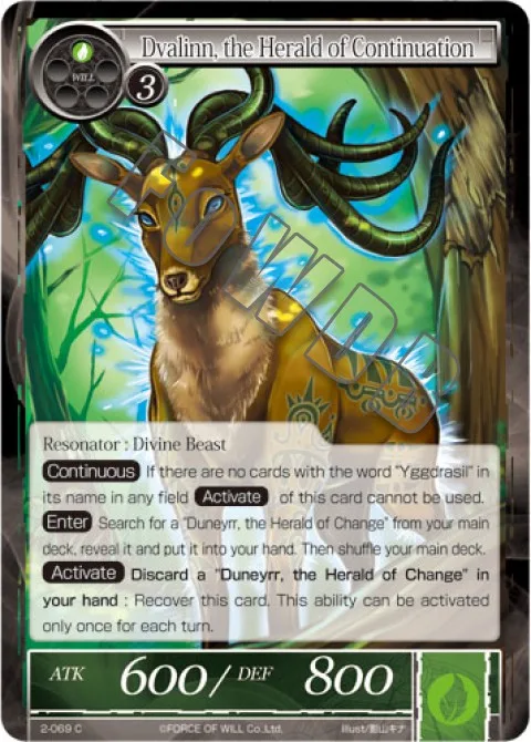 Dvalinn, the Herald of Continuation