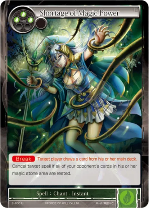 Shortage of Magic Power
