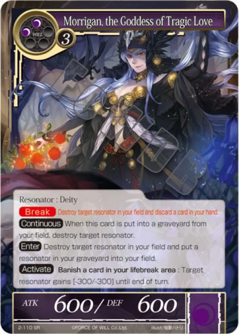 Morrigan, the Goddess of Tragic Love