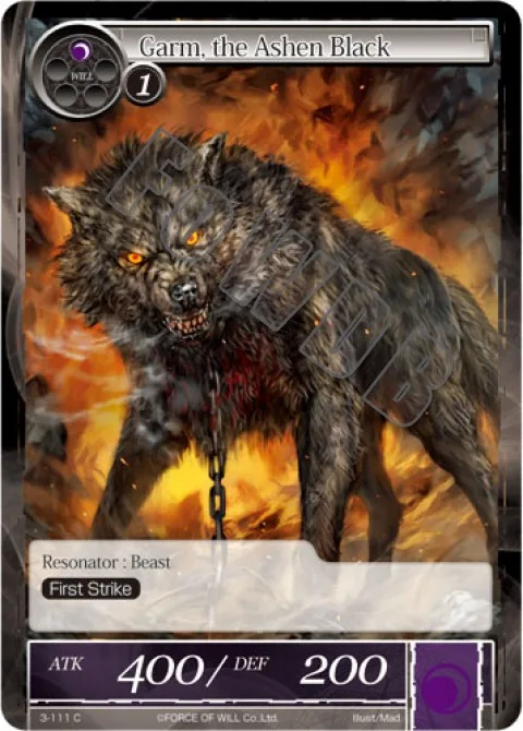 Garm, the Ashen Black